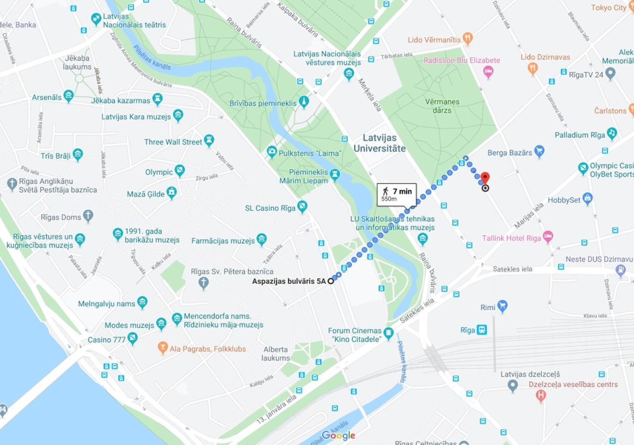 Riga Central District, Тихий Центр Города, Всё Под Боком, Удобно Ngoại thất bức ảnh
